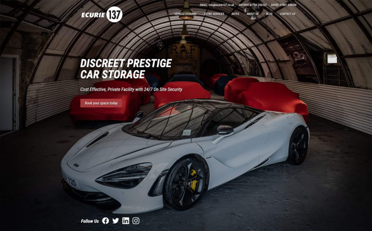 Ecurie 137 illustration 1, Websites