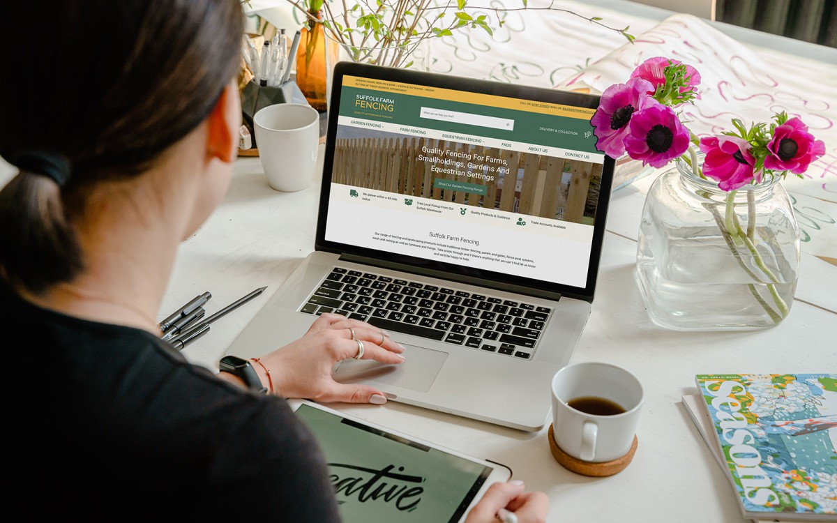 Custom Web Design & Ecommerce Products illustration